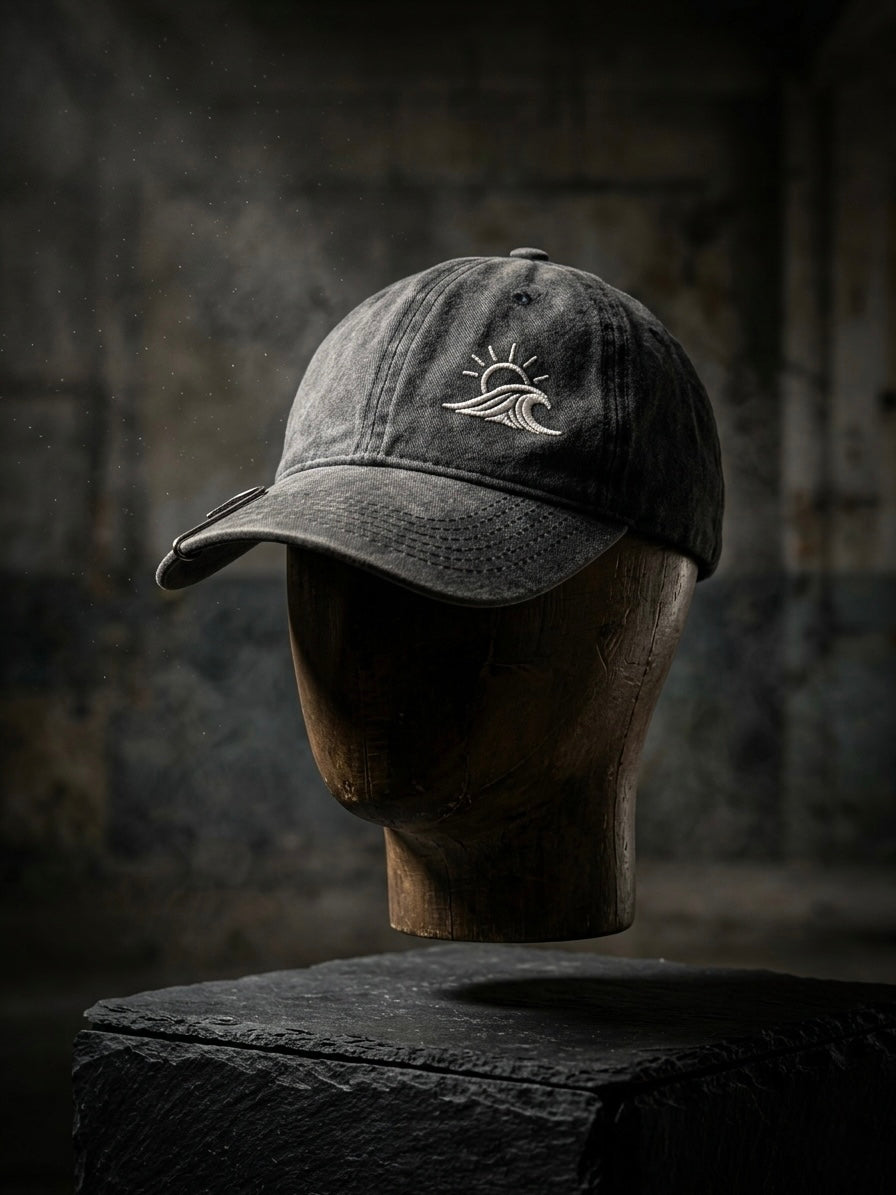Washed Black Cap 🪝