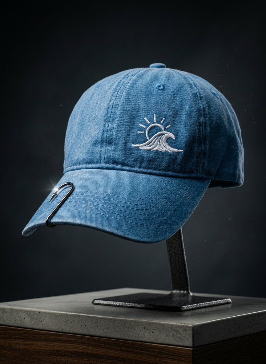 Washed Blue Cap🪝